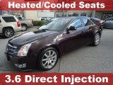 2009 Black Cherry Cadillac CTS Sedan #74973116