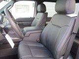 2013 Ford F350 Super Duty Lariat Crew Cab 4x4 Dually Black Interior