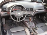 2006 BMW 3 Series 325i Convertible Black Interior