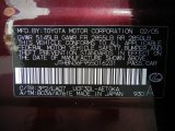 2005 LS Color Code for Black Cherry Pearl - Color Code: 3P2