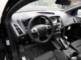 2013 Ford Focus ST Hatchback ST Charcoal Black Full-Leather Recaro Seats Interior