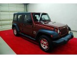 2008 Red Rock Crystal Pearl Jeep Wrangler Unlimited X #75021246