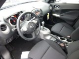 2013 Nissan Juke S AWD Black/Silver Trim Interior