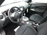 2013 Nissan Juke SV AWD Black/Silver Trim Interior