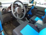 2010 Jeep Wrangler Sport Islander Edition 4x4 Dark Slate Gray/Blue Interior