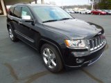 2013 Brilliant Black Crystal Pearl Jeep Grand Cherokee Overland 4x4 #75021467