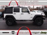 2012 Bright White Jeep Wrangler Unlimited Sport 4x4 #75021092