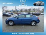 2013 Dyno Blue Pearl Honda Civic LX Sedan #75074333