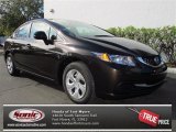 2013 Kona Coffee Metallic Honda Civic LX Sedan #75073733