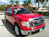 2009 Bright Red Ford F150 XLT SuperCrew #75073876