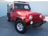2005 Flame Red Jeep Wrangler Unlimited 4x4 #75074004