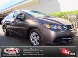 2013 Urban Titanium Metallic Honda Civic LX Sedan #75123222