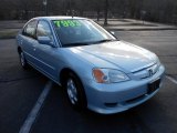 2003 Opal Silver Blue Metallic Honda Civic Hybrid Sedan #75123434