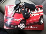2001 Dodge Durango SLT 4x4 Keys