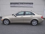 Pearl Beige Metallic Mercedes-Benz C in 2012