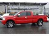 2006 Bright Red Ford F150 XL SuperCab 4x4 #75169077