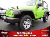 2013 Gecko Green Jeep Wrangler Sport 4x4 #75168773