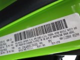 2013 Wrangler Color Code for Gecko Green - Color Code: PFM