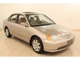 2001 Titanium Metallic Honda Civic EX Sedan #75168923