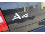 2001 Audi A4 1.8T quattro Sedan Marks and Logos