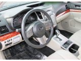 2011 Subaru Outback 3.6R Limited Wagon Warm Ivory Interior