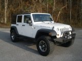 2010 Stone White Jeep Wrangler Unlimited Rubicon 4x4 #75194379