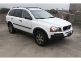 Ice White Volvo XC90 in 2006