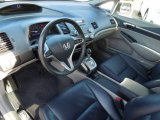 2010 Honda Civic Hybrid Sedan Blue Interior