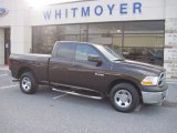 2010 Rugged Brown Pearl Dodge Ram 1500 ST Quad Cab 4x4 #75194325