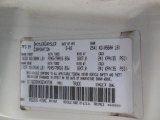 2003 Dakota Color Code for Bright White - Color Code: PW7