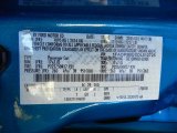 2013 C-Max Color Code for Blue Candy - Color Code: Z9
