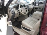 2008 Ford F250 Super Duty Lariat Crew Cab Camel Interior