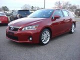 Matador Red Mica Lexus CT in 2012