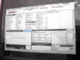 2013 GMC Sierra 2500HD Crew Cab 4x4 Window Sticker