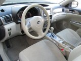 2008 Subaru Impreza 2.5i Sedan Ivory Interior