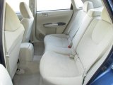 2008 Subaru Impreza 2.5i Sedan Rear Seat