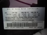 2007 MAZDA3 Color Code for Phantom Purple Mica - Color Code: 34N