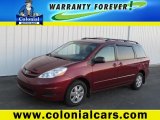 2010 Salsa Red Pearl Toyota Sienna LE #75227150