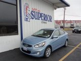 2013 Clearwater Blue Hyundai Accent GLS 4 Door #75226468