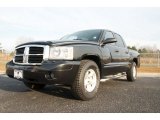 2007 Brilliant Black Crystal Pearl Dodge Dakota SLT Quad Cab #75226865