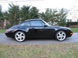 Black Porsche 911 in 1997