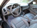 2001 Porsche 911 Turbo Coupe Graphite Grey Interior