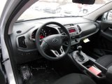 2013 Kia Sportage LX Black Interior