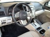 2010 Subaru Legacy 2.5i Premium Sedan Warm Ivory Interior