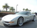 Sebring Silver Metallic Chevrolet Corvette in 1998