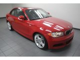 Crimson Red BMW 1 Series in 2011