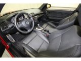 2011 BMW 1 Series 135i Coupe Black Interior