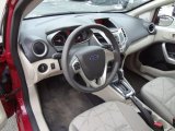 2011 Ford Fiesta SE Hatchback Light Stone/Charcoal Black Cloth Interior