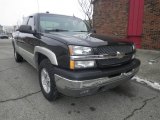 2004 Black Chevrolet Silverado 1500 Z71 Extended Cab 4x4 #75288541