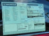 2013 Honda Accord EX-L Coupe Window Sticker